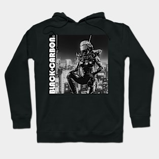 Black Carbon Cyberpunk Assassin 004 Hoodie